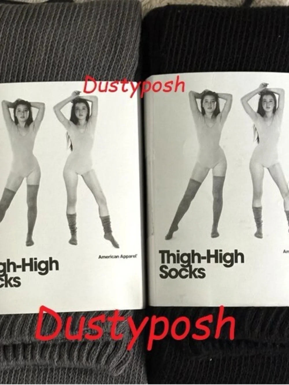 American Apparel Thigh High Over The Knee Socks Vintage Deadstock Y2K Old School